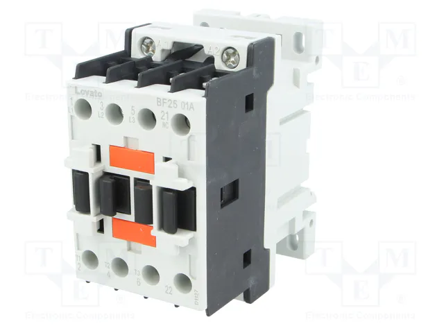 LOVATO ELECTRIC Contactor BF 3-polar 25A 230VAC