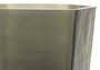 DKD Home Decor Jarrón de Cristal Glaseado Gris Oscuro 18x18x22 cm