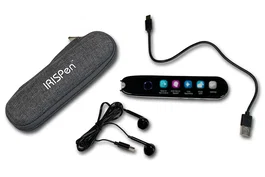 I.R.I.S. IRISPen Reader 8 Lápiz Escáner Portátil OCR 48 Idiomas, Texto a Voz, Para Dislexia, Windows/Mac, Pantalla Táctil, USB-C, Auriculares Incluidos