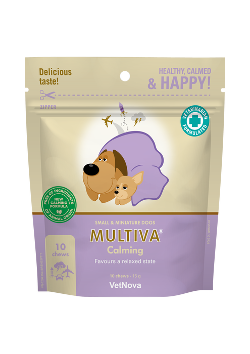 Vetnova Multiva Calming Dog Small & Miniature 10 Chews Vetnova Multiva Calming Dog Small & Miniature 10 Chews