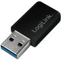 LogiLink WL0243 Adaptador USB 3.0 Wi-Fi AC Inalámbrico 1200Mbps Doble Banda (2.4GHz/5GHz) para PC/Laptop