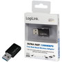 LogiLink WL0243 Adaptador USB 3.0 Wi-Fi AC Inalámbrico 1200Mbps Doble Banda (2.4GHz/5GHz) para PC/Laptop