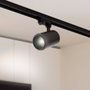 Foco de Carril LED Multiángulo 30W 2700 lm CRI90 3CCT Trifásico 15-60º Anulable TRIAC