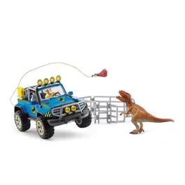 Schleich All-Terrain Car con Outpost Dino - 41464