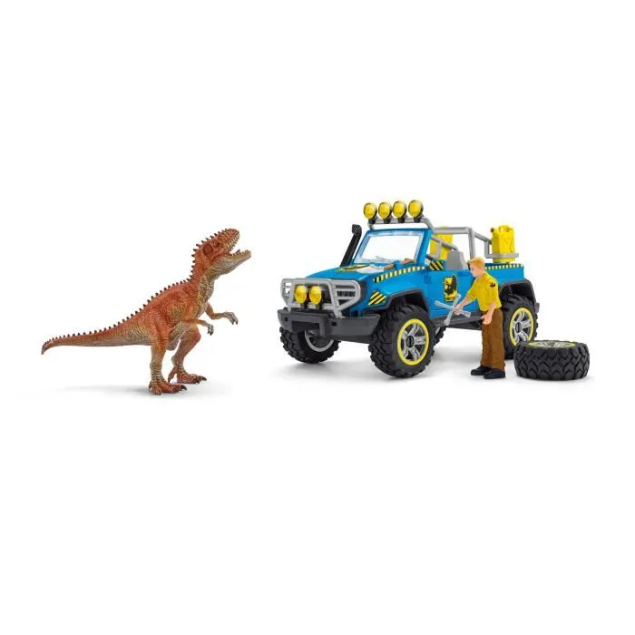 Schleich All-Terrain Car con Outpost Dino - 41464