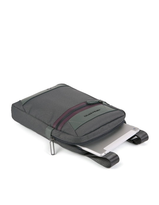 Piquadro Trakai Bolso bandolera pequeño de tela Verde