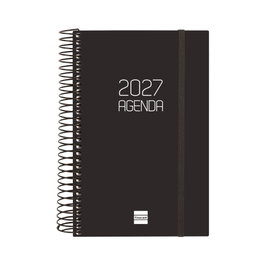 FINOCAM Agenda Anual 2027 Espiral Basic Opaque Negro