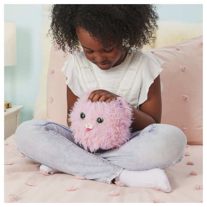 Spin Master FurFluffs Magisches Kätzchen (Rosa) - Juguete Interactivo para Gatos con más de 100 Sonidos, Peluche de Felpa con Revelación Sorpresa, para Niños y Niñas de 5 a 12 Años