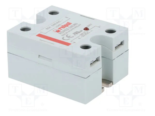RELPOL RSR52 Relé de semiconductor monofásico 80A 48-280VAC