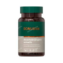 BONUSAN Alcachofa-Jengibre Extracto 60 Cápsulas