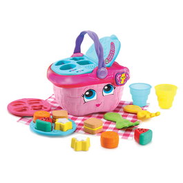 Vtech Cesta de Picnic Interactiva Formas y Sabores con Sonidos y Luces para Niños 12-36 Meses, 30 x 17 x 20 cm