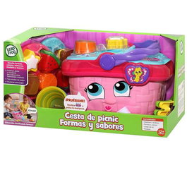 Leap Frog Cesta De Picnic 80-603622 Juguete Educativo Interactiva para Aprender Formas y Colores con 15 Accesorios para Bebés +12 Meses