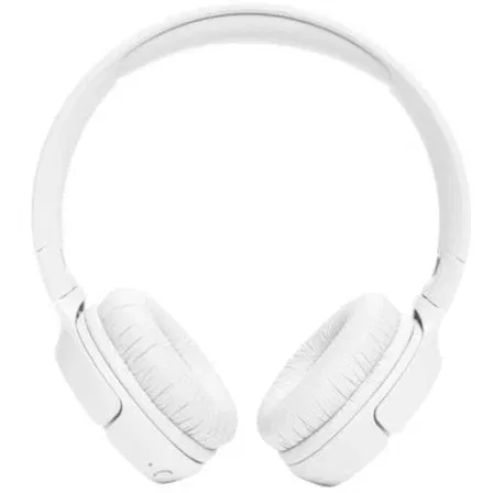 JBL Auriculares Inalámbricos Tune 525BT con Micrófono, Sonido JBL Pure Bass, Bluetooth 5.3, Blanco