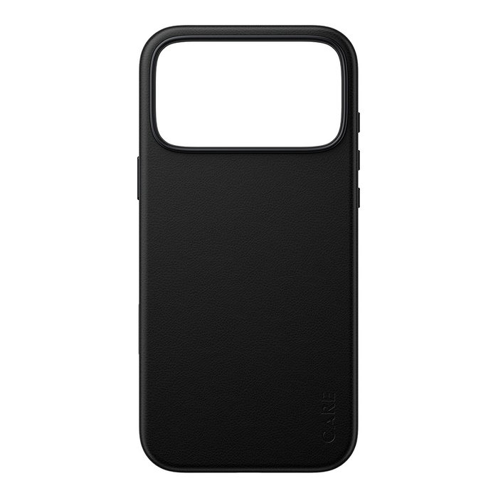 PanzerGlass CARE by PanzerGlass Solo Funda de Cuero Vegano con MagSafe para iPhone 17 Pro Max, Negro