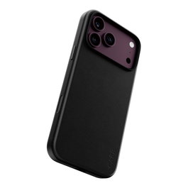 PanzerGlass CARE by PanzerGlass Solo Funda de Cuero Vegano con MagSafe para iPhone 17 Pro Max, Negro