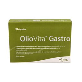 VITAE Oliovita Gastro 30 Cápsulas | Aceite de Espino Amarillo y Betaglucanos para el Tracto Gastrointestinal y Mucosas