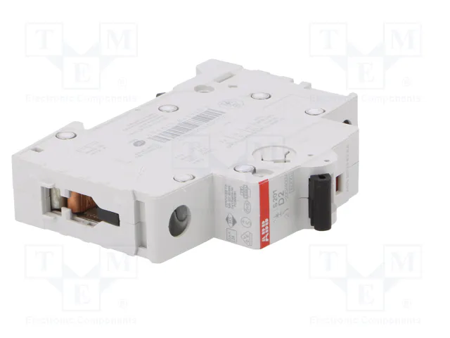 ABB S201-D2 Interruptor magnetotérmico 1 Polo 2A 6kA