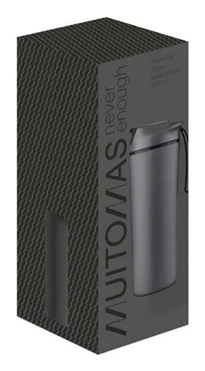 Muitomas Never fall down wbottle 450ml Negro