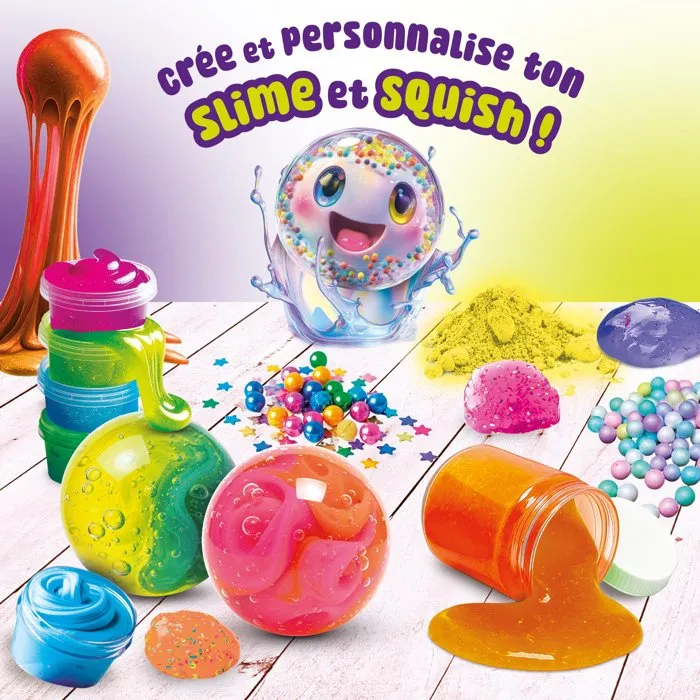 Liscianigiochi SLUMI SCIENCE Bola Squish - Kit Creativo AACRX13760 con Slime y Cuentas de Colores - Para mayores de 7 años Liscianigiochi SLUMI SCIENCE Bola Squish - Kit Creativo AACRX13760 con Slime y Cuentas de Colores - Para mayores de 7 años