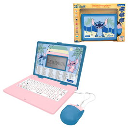 Lexibook Ordenador bilingüe Stitch con 170 actividades