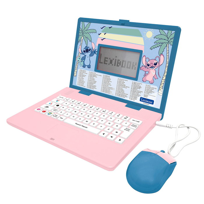Lexibook Ordenador bilingüe Stitch con 170 actividades