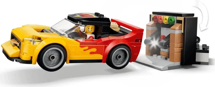 LEGO City Pizza a Domicilio 60496: Juguete de pizzería con coche, escúter y dron, 494 piezas, +6 años