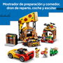 LEGO City Pizza a Domicilio 60496: Juguete de pizzería con coche, escúter y dron, 494 piezas, +6 años
