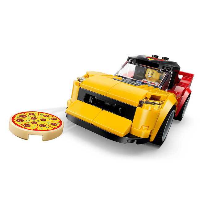 LEGO City Pizza a Domicilio 60496: Juguete de pizzería con coche, escúter y dron, 494 piezas, +6 años LEGO City Pizza a Domicilio 60496: Juguete de pizzería con coche, escúter y dron, 494 piezas, +6 años