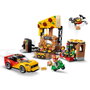 LEGO City Pizza a Domicilio 60496: Juguete de pizzería con coche, escúter y dron, 494 piezas, +6 años