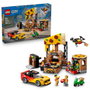 LEGO City Pizza a Domicilio 60496: Juguete de pizzería con coche, escúter y dron, 494 piezas, +6 años