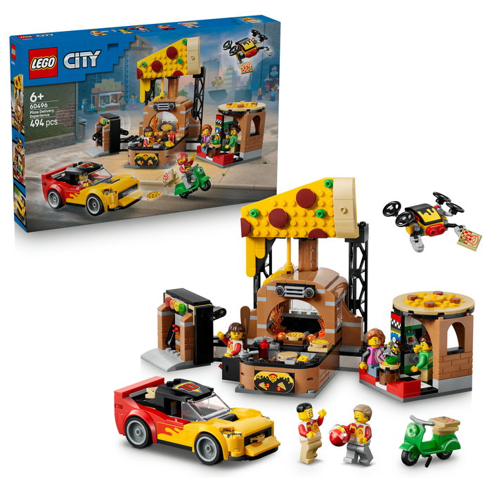 LEGO City Experiencia de Pizza a Domicilio con Vehículos LEGO City Experiencia de Pizza a Domicilio con Vehículos