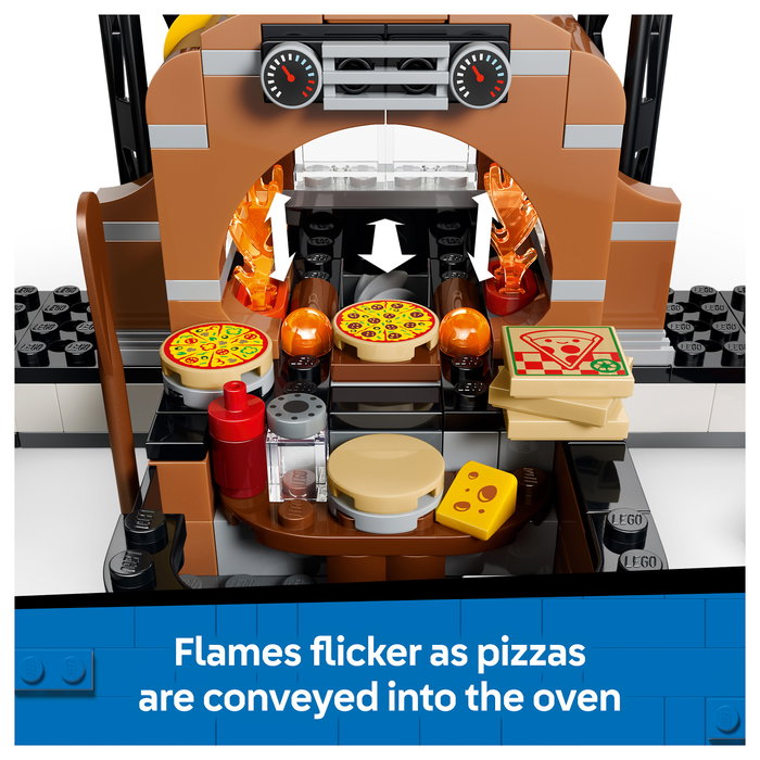 LEGO City La pizzería y sus vehículos de reparto 60496