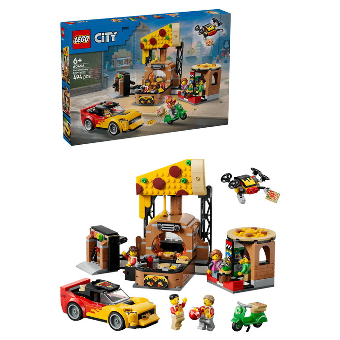 LEGO City Experiencia de Pizza a Domicilio con Vehículos LEGO City Experiencia de Pizza a Domicilio con Vehículos