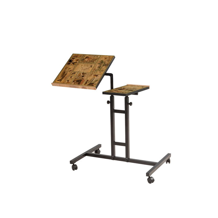 Hanah Home 732 - Atlantic Escritorio de Pie para Portátil Ajustable, Diseño Industrial, Color Pino Atlántico y Negro Hanah Home 732 - Atlantic Escritorio de Pie para Portátil Ajustable, Diseño Industrial, Color Pino Atlántico y Negro