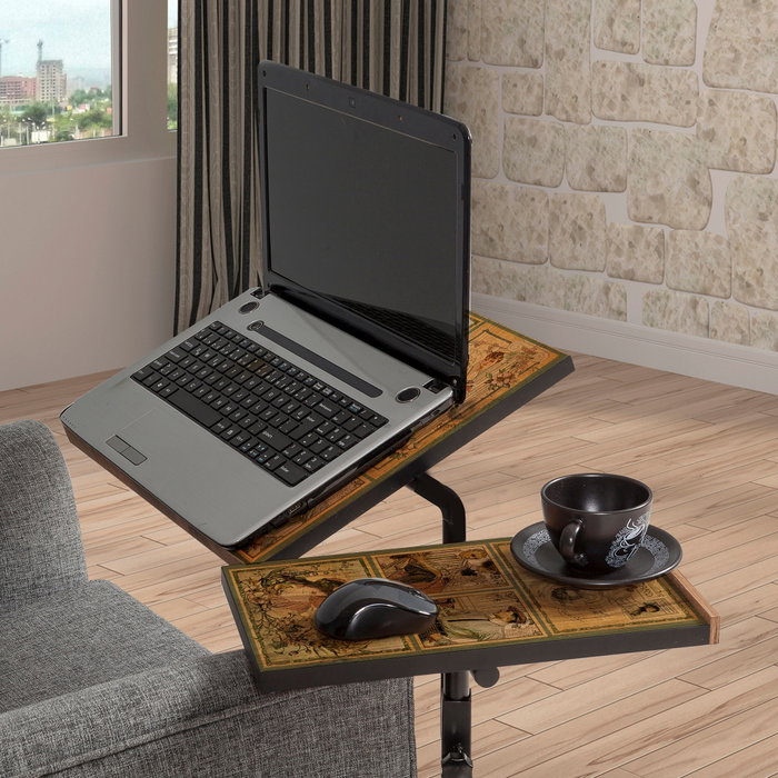 Hanah Home 732 - Atlantic Escritorio de Pie para Portátil Ajustable, Diseño Industrial, Color Pino Atlántico y Negro Hanah Home 732 - Atlantic Escritorio de Pie para Portátil Ajustable, Diseño Industrial, Color Pino Atlántico y Negro