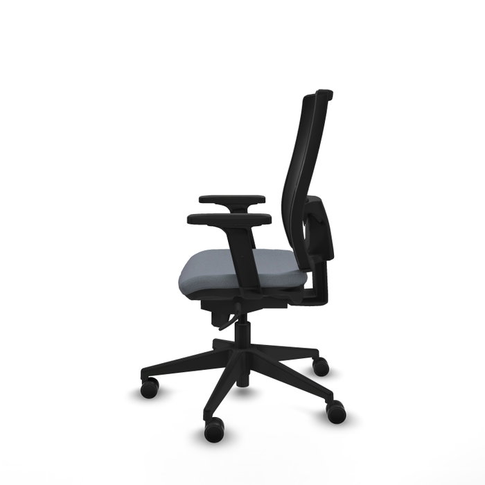 PIQUERAS Y CRESPO Silla de oficina Horna con mecanismo Sincro, Gris y Negro PIQUERAS Y CRESPO Silla de oficina Horna con mecanismo Sincro, Gris y Negro