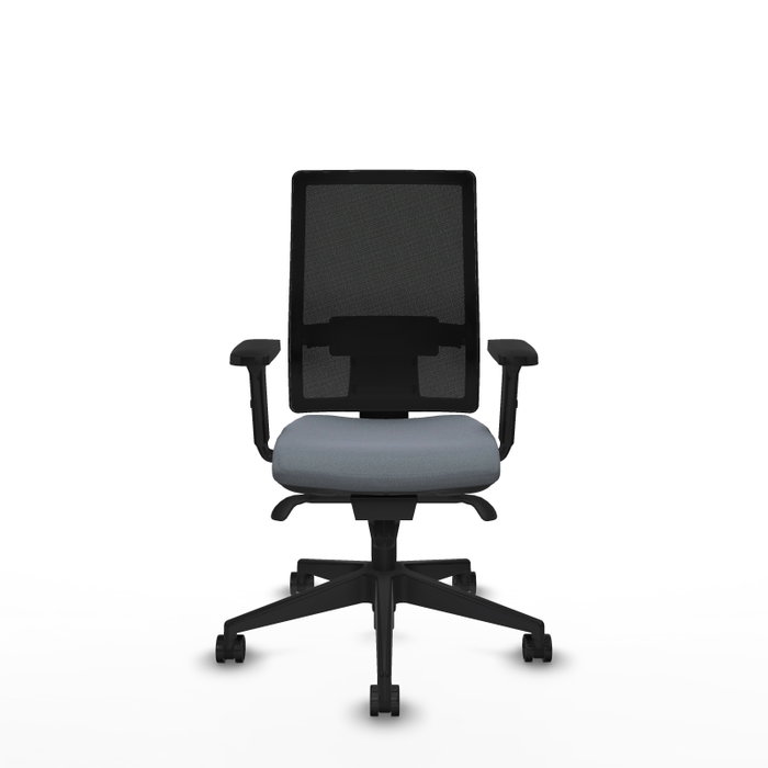 PIQUERAS Y CRESPO Silla de oficina Horna con mecanismo Sincro, Gris y Negro PIQUERAS Y CRESPO Silla de oficina Horna con mecanismo Sincro, Gris y Negro