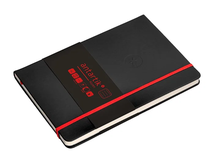 Antartik Cuaderno Antartik Notes Tapa Dura A5 Hojas Rayas Negro y Rojo 100 Hojas 80 gr FSC