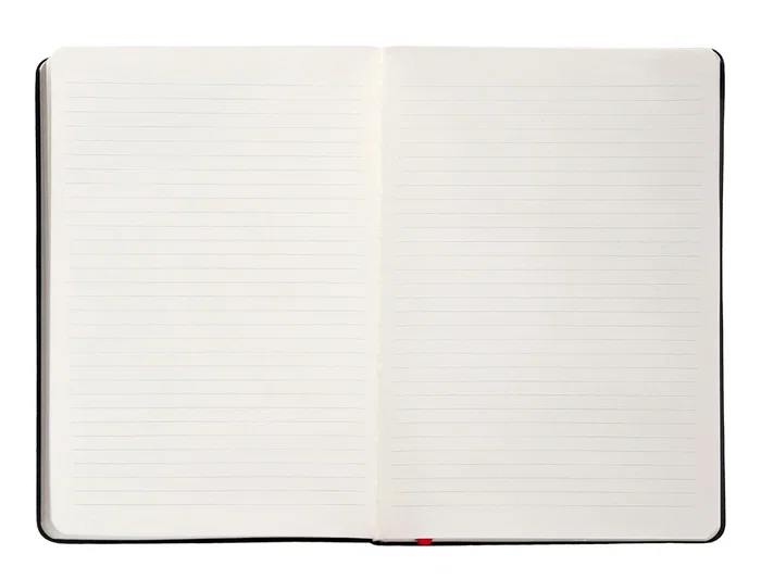 Antartik Cuaderno Antartik Notes Tapa Dura A5 Hojas Rayas Negro y Rojo 100 Hojas 80 gr FSC