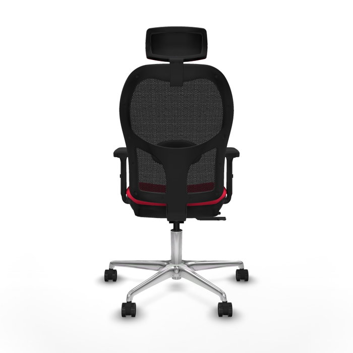 PIQUERAS Y CRESPO Silla de oficina Jorquera con Mecanismo Sincro/Traslack Rojo y Negro PIQUERAS Y CRESPO Silla de oficina Jorquera con Mecanismo Sincro/Traslack Rojo y Negro