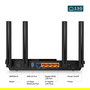 TP-Link Archer AX55 Pro AX3000 Dual-Band Wi-Fi 6 Router, 4 Antenas, 5 Puertos Gigabit LAN, Puerto USB 3.2, Negro