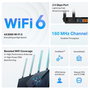 TP-Link Archer AX55 PRO Router Wi-Fi 6 AX3000 Doble Banda Gigabit, 4 Antenas, MU-MIMO, OFDMA