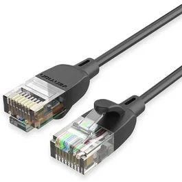 Vention ibibh Cable de Red Ethernet RJ45 UTP Categoría 6A (Cat.6a) 2 Metros - Negro