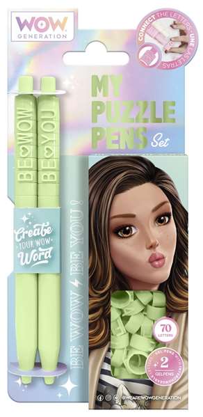 Kids Euroswan Bolígrafos con Letras Puzzle Wow Generation - Juguete Educativo Español Edad Recomendada 4+