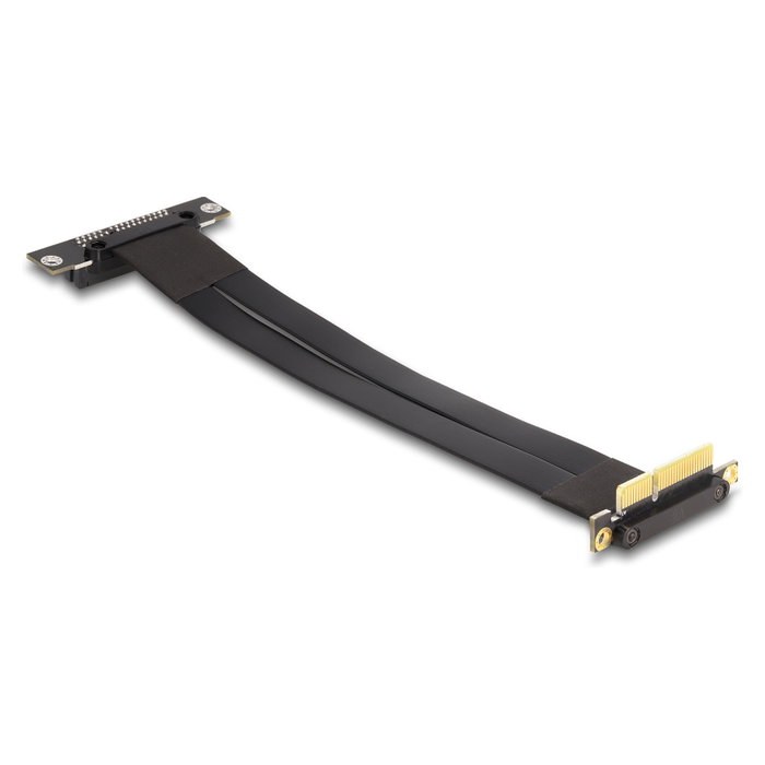 DeLOCK Tarjeta elevadora PCI Express x4 con ángulo de 90° y cable de 30 cm