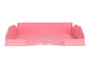 Q-connect Bandeja sobremesa plástico rosa pastel opaco 240x70x340 mm