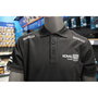 Sparco Polo Técnico Talla S Negro Alta Visibilidad 65% Algodón 35% Poliéster