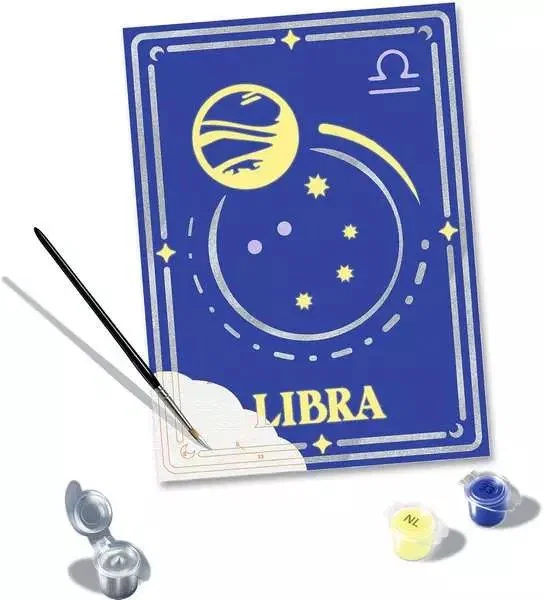Ravensburger Kit de Pintura por Números CreArt Zodiac Libra