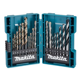 Makita Juego de Brocas M-Force de 18 Piezas para Metal, Madera y Piedra