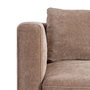 Sofá 3 Plazas Taupe Tejido-Madera 210 X 96 X 86 cm